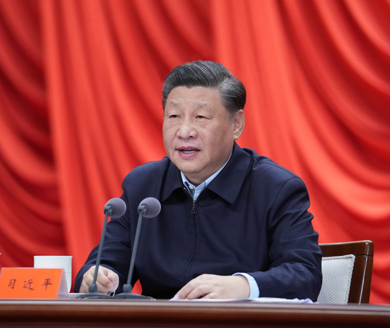 3月1日，2022年春季学期中央党校（国家行政公司）中青年干部培训班在中央党校开班。中共中央总书记、国家主席、中央军委主席习近平在开班式上发表重要讲话。新华社记者 申宏 摄